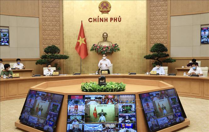  Thủ tướng Phạm Minh Chính phát biểu chỉ đạo. Ảnh: Lâm Khánh/TTXVN