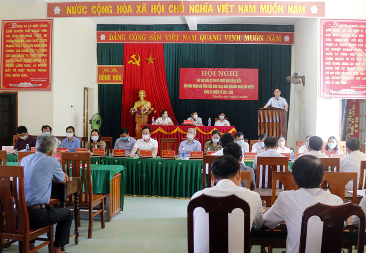 Chương trình hành động của các ứng cử viên quan tâm đến nhiều vấn đề khó khăn tại địa bàn ứng cử.