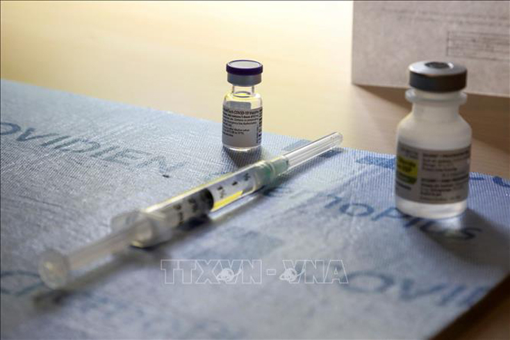 Vaccine phòng COVID-19 của Pfizer/BioNTech. Ảnh: AFP/TTXVN
