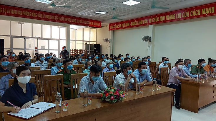 Hội nghị được diễn ra trong điều kiện bảo đảm an toàn phòng chống dịch bệnh Covid-19