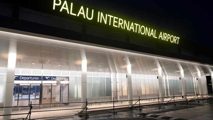 Sân bay Quốc tế Palau. Ảnh: AFP