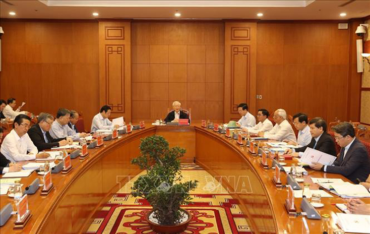 Quang cảnh cuộc họp về phòng, chống tham nhũng, ngày 18-3-2021. Ảnh tư liệu: Trí Dũng/TTXVN