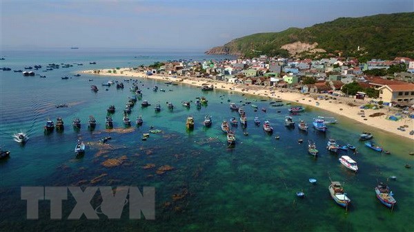  Một góc biển Quy Nhơn. (Nguồn: TTXVN)
