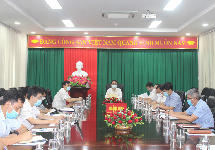 Toàn cảnh hội nghị ở đầu cầu Quảng Bình