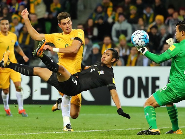 Đội tuyển Thái Lan từng vào vòng loại thứ ba World Cup.