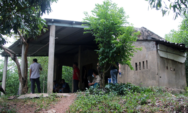 Ngôi lán, nơi nghi phạm xuất hiện vào tối 7-7