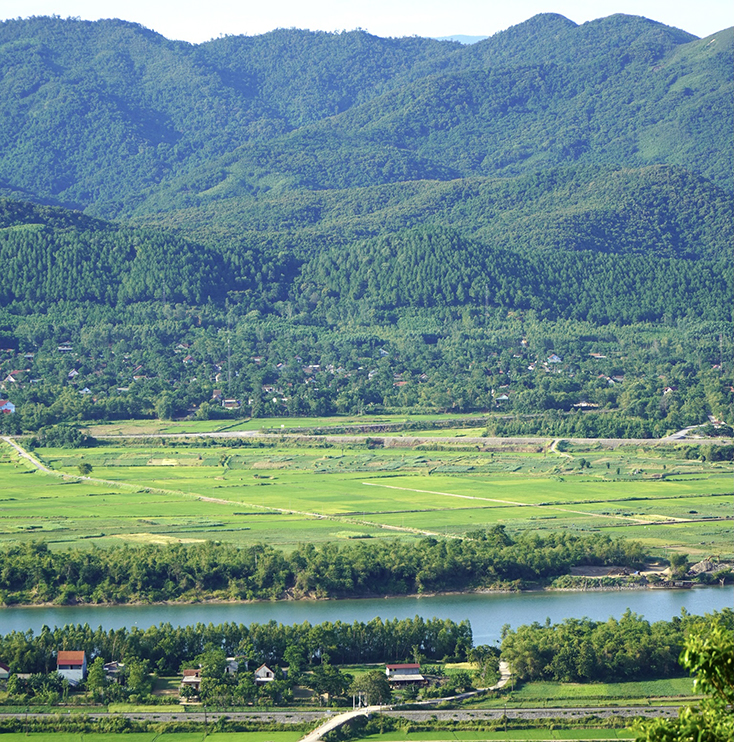 Nơi Thượng nguồn sông Gianh. Ảnh: Tiến Hành
