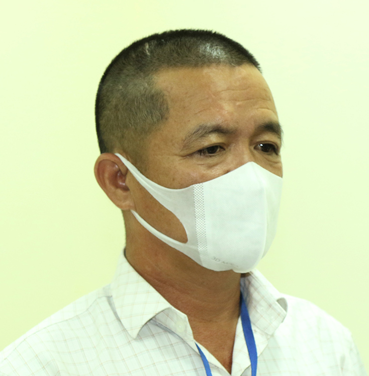 Đối tượng Nguyễn Văn Hiền tại Cơ quan Công an.
