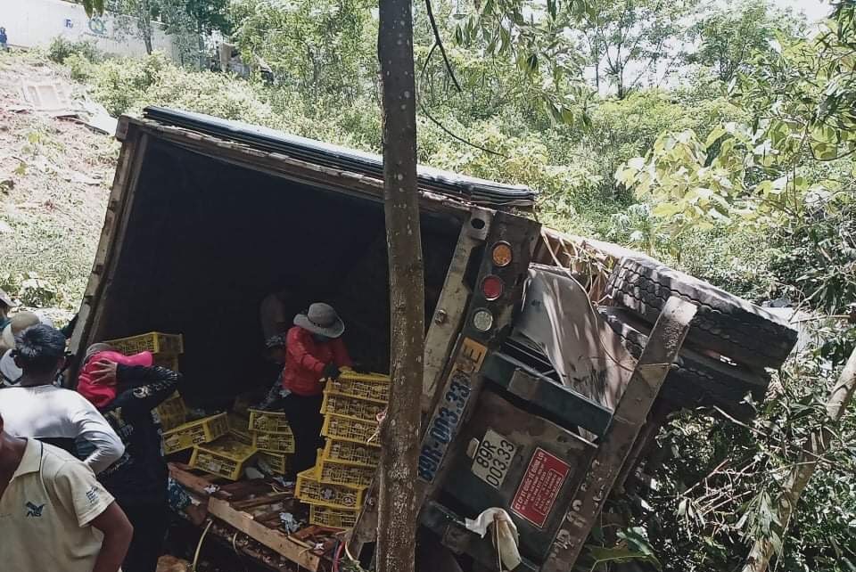  Hiện trường vụ tai nạn.
