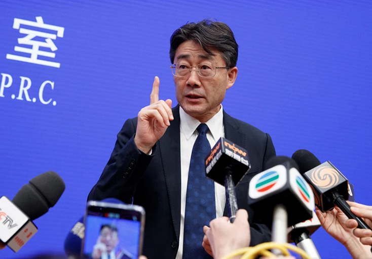Giám đốc CDC Trung Quốc Gao Fu. Ảnh: Reuters