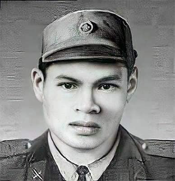 Trung tá Võ Sỹ Lực, Phó Trung đoàn trưởng Trung đoàn 29, Sư đoàn 307 anh hùng.