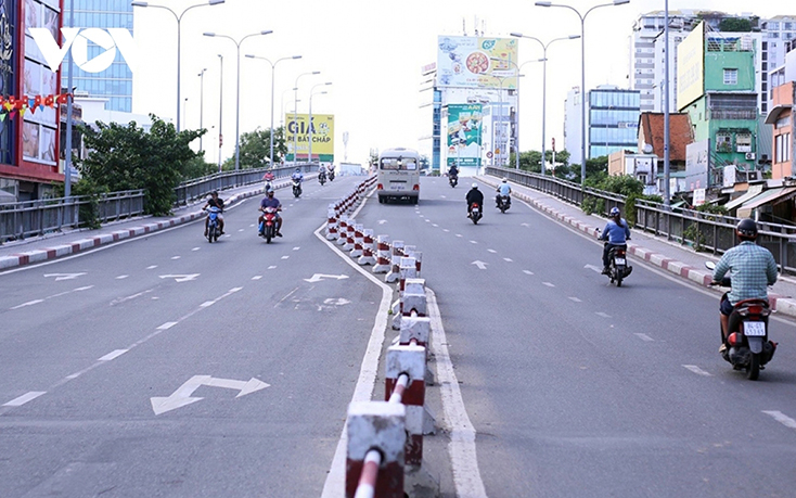TP.HCM đang cách ly xã hội theo Chỉ thị 16 (Ảnh: Tỷ Huỳnh)