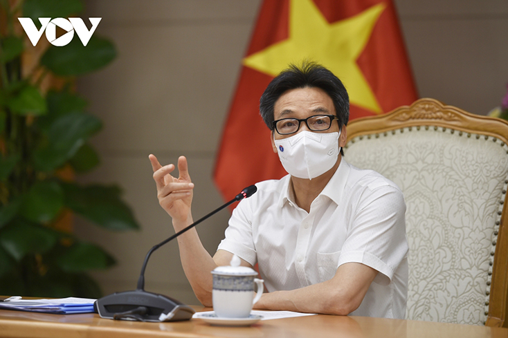 Phó Thủ tướng Vũ Đức Đam, Trưởng Ban Chỉ đạo Quốc gia về phòng, chống dịch COVID-19.