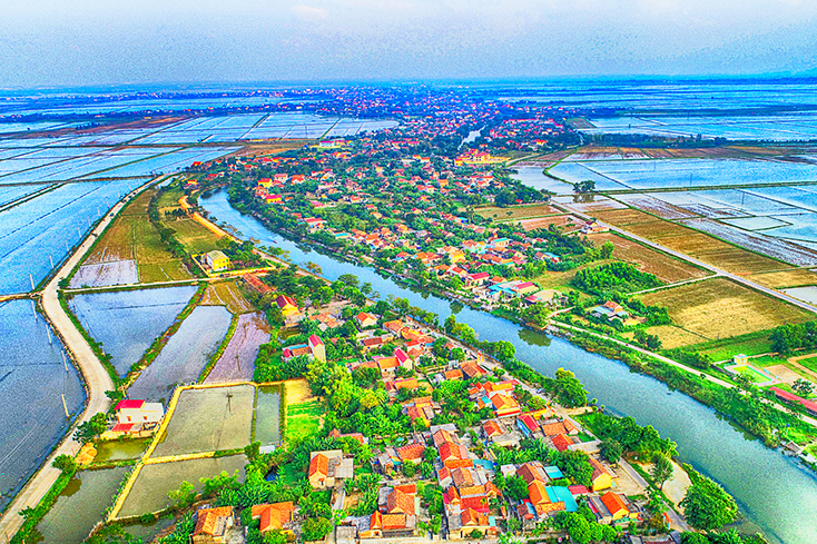 Nhờ thực hiện Nghị quyết số 26-NQ-TW, bộ mặt nông thôn của huyện Lệ Thủy ngày càng khởi sắc.