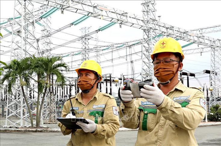Bộ Công Thương hướng dẫn hỗ trợ giảm giá, tiền điện đợt 4. Ảnh: TTXVN.