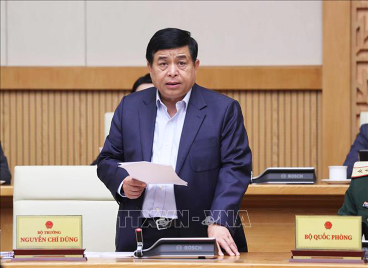 Bộ trưởng Bộ Kế hoạch và Đầu tư Nguyễn Chí Dũng. Ảnh: Thống Nhất/TTXVN