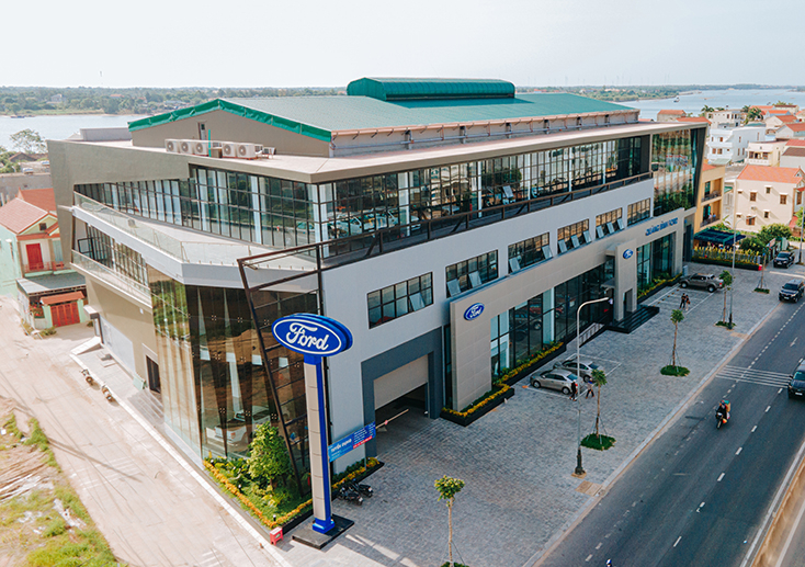 Showroom đại lý Quảng Bình Ford