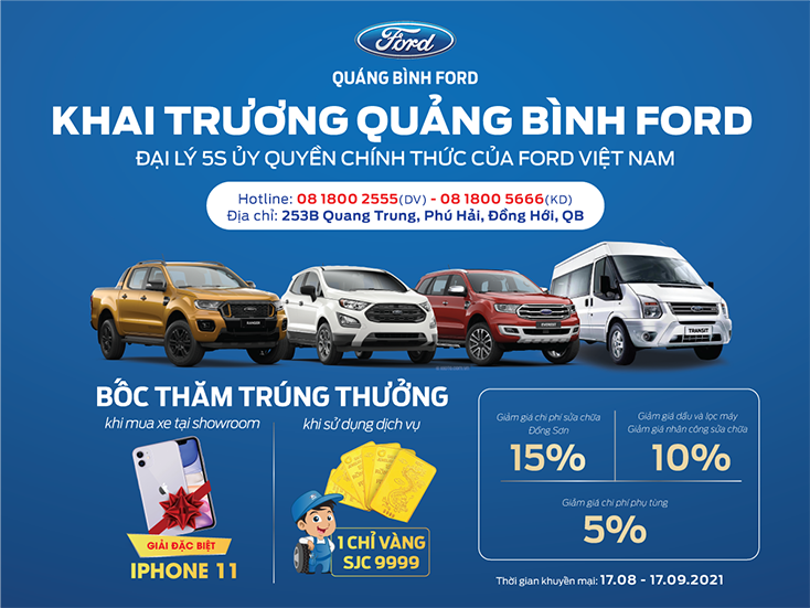 Chương trình khuyến mại nhân dịp khai trương