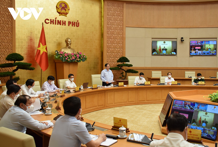Hội nghị trực tuyến sơ kết về công tác phòng, chống dịch Covid-19 tại các địa phương đang thực hiện giãn cách xã hội theo Chỉ thị số 16.