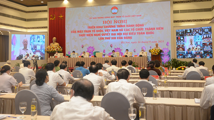 Phát biểu chỉ đạo tại hội nghị, Tổng Bí thư Nguyễn Phú Trọng nhấn mạnh động lực và nguồn lực phát triển quan trọng của đất nước là khơi dậy mạnh mẽ tinh thần yêu nước, ý chí tự cường, sức mạnh đại đoàn kết toàn dân tộc và khát vọng phát triển đất nước phồn vinh, hạnh phúc.
