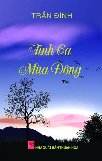 Trang bìa tập thơ  