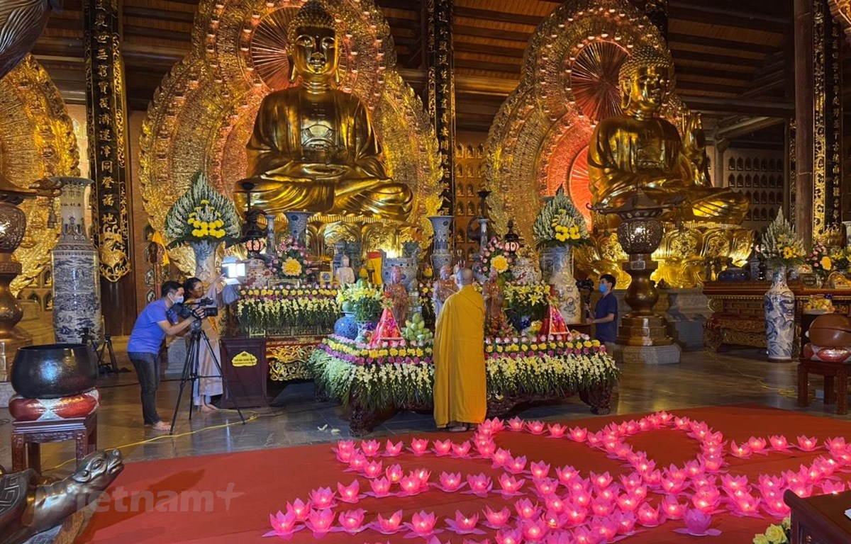 Một cảnh quay thực hiện tại Ninh Bình. (Ảnh: VTV)