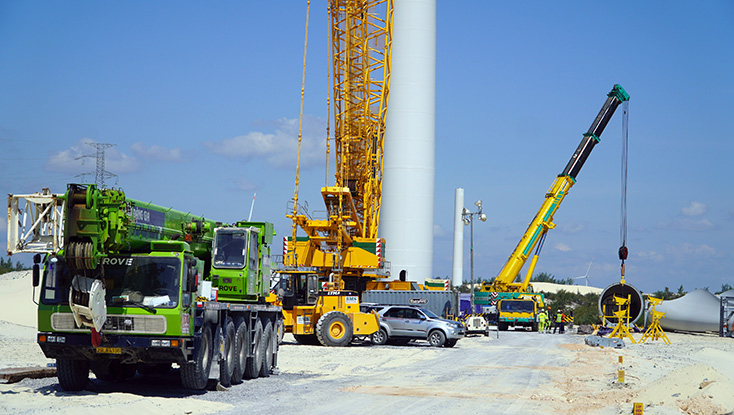 Dự án Cụm trang trại điện gió B&T sử dụng công nghệ tiên tiến, hiện đại
