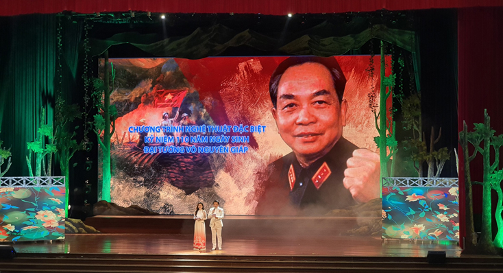 Chương trình nghệ thuật đặc biệt “Vị tướng của lòng dân”.  
