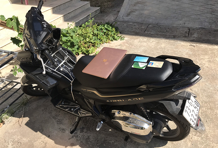 Tang vật các vụ trộm được thu giữ được.