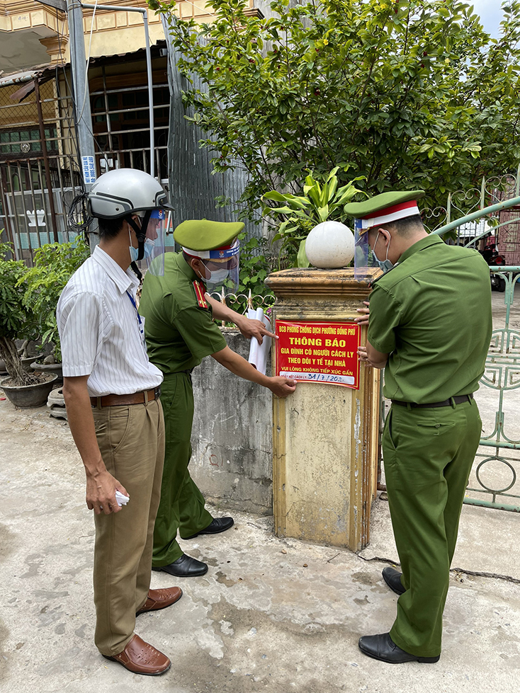 Cong tác cách ly tại nhà được thực hiện khoa học, chặt chẽ.