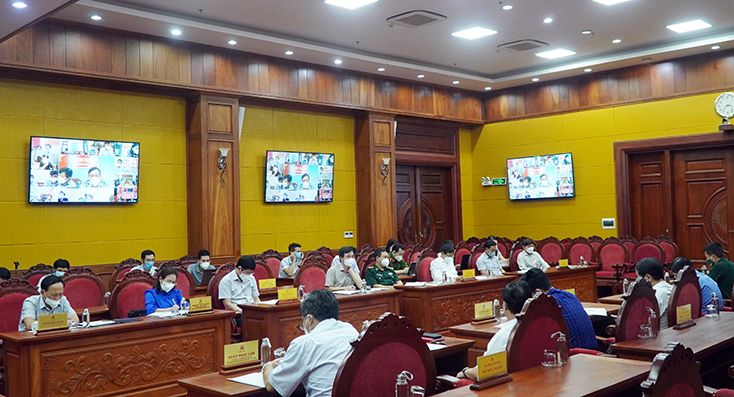 Quang cảnh buổi làm việc.