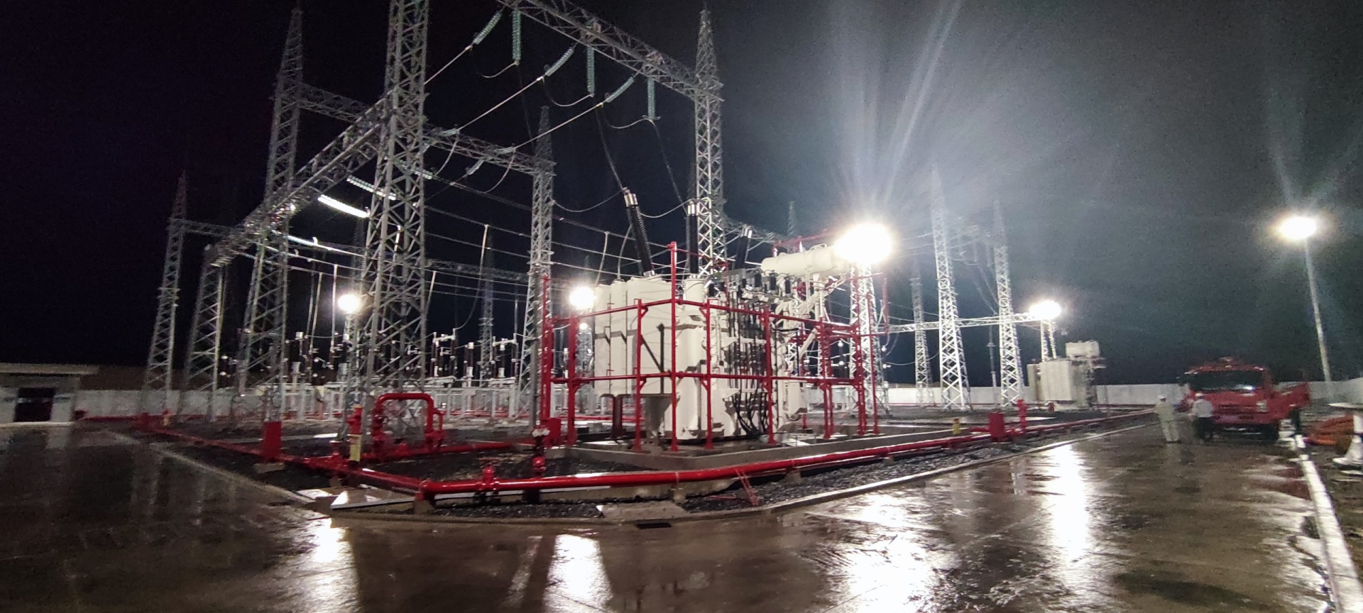 Trạm biến áp 220KV BT3 thuộc Dự án Cụm trang trại điện gió B&T