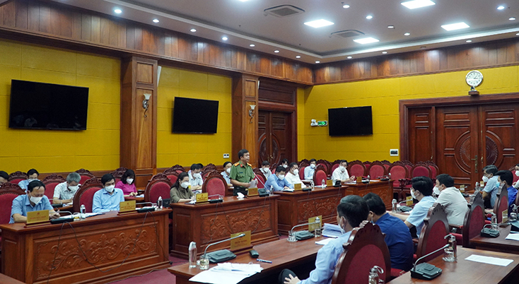 Quang cảnh buổi làm việc.