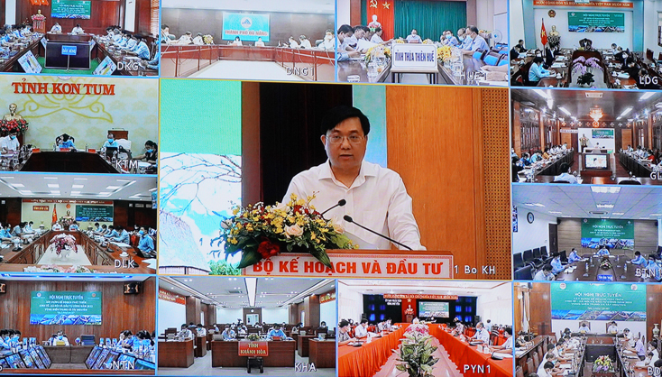 Điểm cầu của các địa phương trong khu vực Bắc Trung bộ và duyên hải miền Trung.