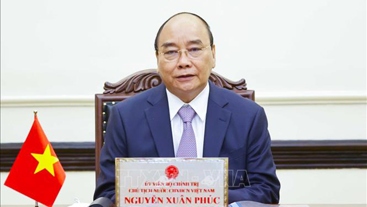 Chủ tịch nước Nguyễn Xuân Phúc. Ảnh: Thống Nhất/TTXVN