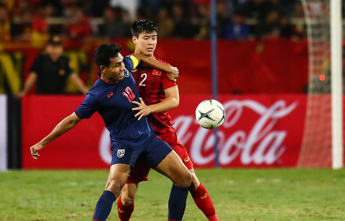 Đội tuyển Thái Lan tự tin vào tới bán kết AFF Cup 2020 để gặp Việt Nam hoặc Malaysia. (Ảnh: Hiển Nguyễn/Vietnam+)
