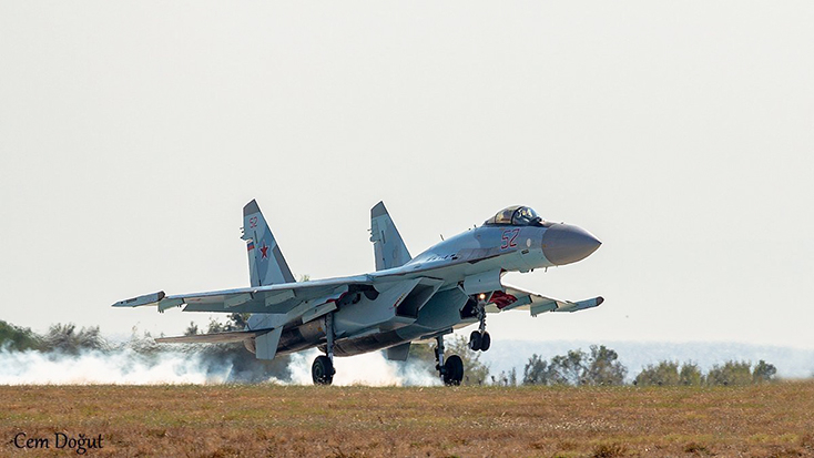 Tiêm kích Su-35. Ảnh minh họa: SMM Syria/Twitter