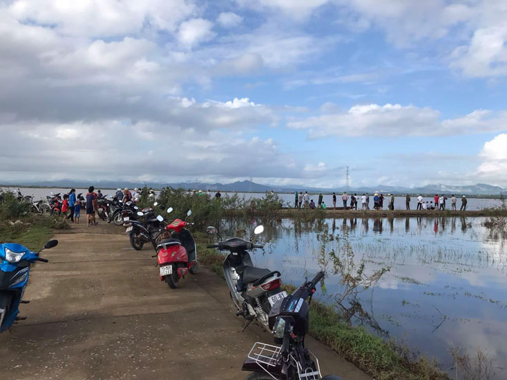 Khu vực anh N. nghi bị sét đánh tử vong