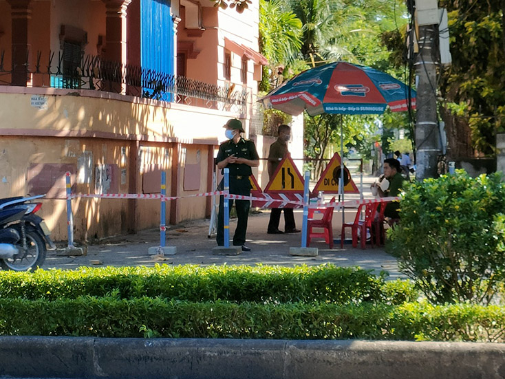 Khu phong tỏa hẹp ở phường Quảng Thọ, TX. Ba Đồn
