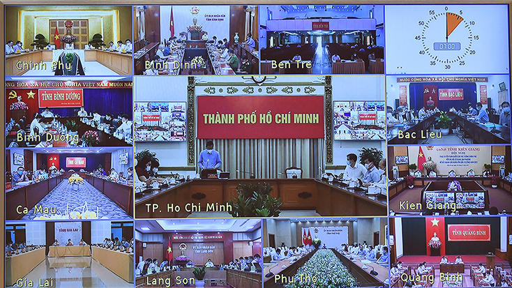  Lãnh đạo các địa phương phát biểu tại Hội nghị - Ảnh: VGP/Nhật Bắc