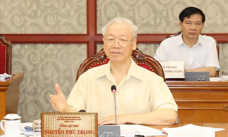 Tổng Bí thư Nguyễn Phú Trọng. Ảnh: Trí Dũng/TTXVN