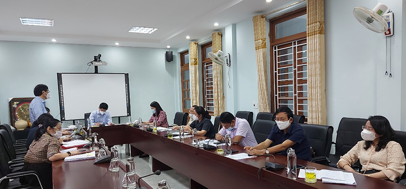 Sở GD-ĐT báo cáo tình hình dạy học trực tuyến trong thời gian qua.