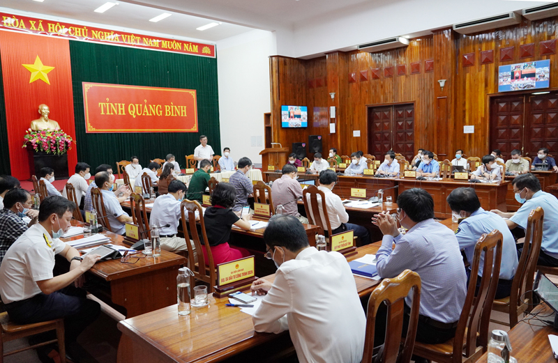 Đại biểu dự hội nghị ở điểm cầu trung tâm.