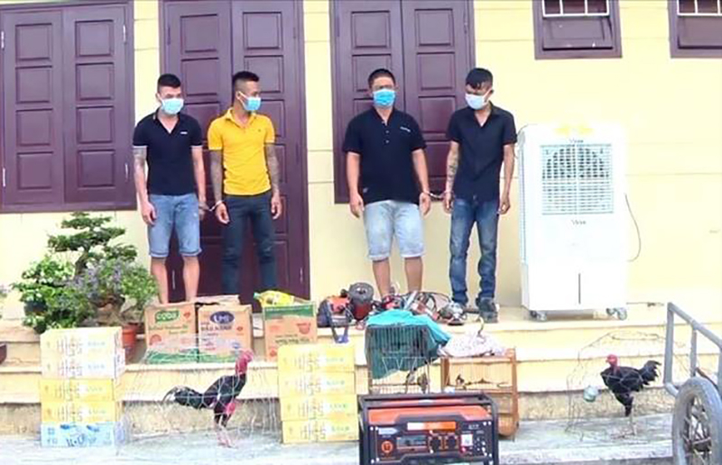Nhóm 4 đối tượng gây ra 9 vụ trộm cắp tài sản cùng tang vật.