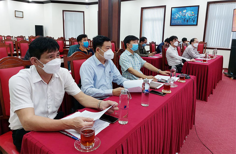 Các đại biểu tham dự tại điểm cầu tỉnh ta