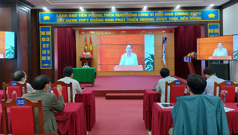 Hội nghị tại điểm cầu tỉnh ta