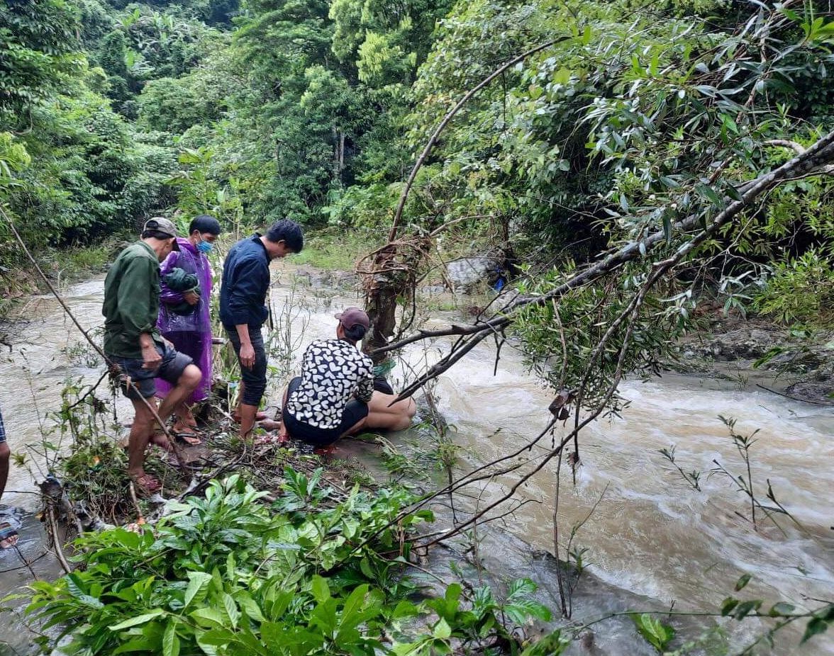 Hiện trường nơi tìm thấy thi thể anh Toàn.