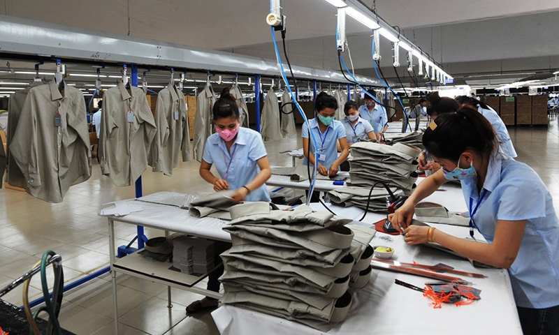Các doanh nghiệp may mặc đã phục hồi trên 90% công suất so với thời điểm trước dịch bệnh.