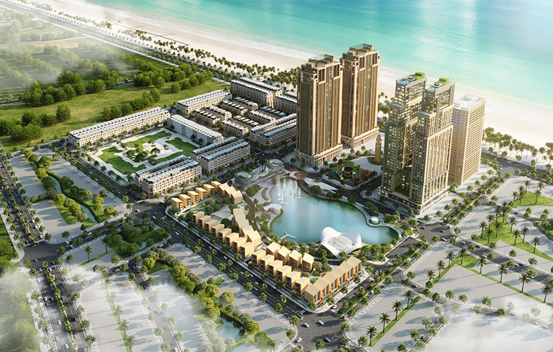 Regal Ocean - Dự án với tổng vốn đầu tư gần 10.000 tỷ đồng đang được Đất Xanh Miền Trung triển khai tại Bán đảo Bảo Ninh