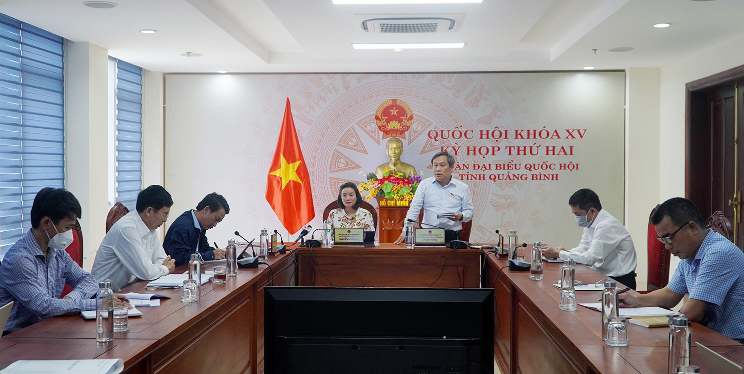 Toàn cảnh phiên thảo luận ở tổ